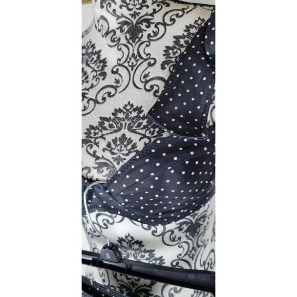 SAME Bikiny Set 2pc Womens Swim The Lady Bra 90's Polka Dot Sz Xs Black/White - Picture 4 of 11